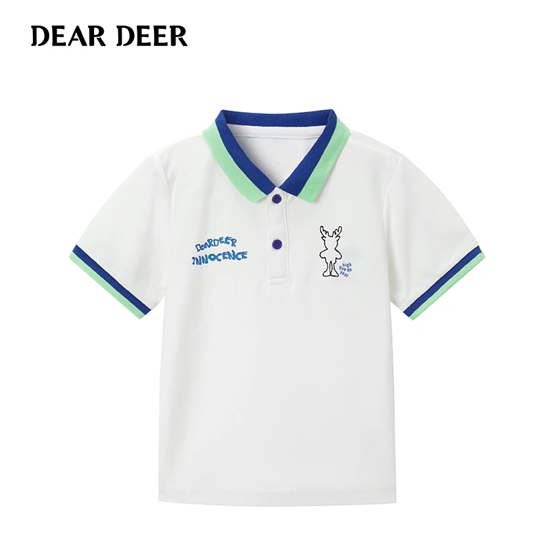 【直播清】迪迪鹿男小童夏季短袖Polo领男小童C223212203