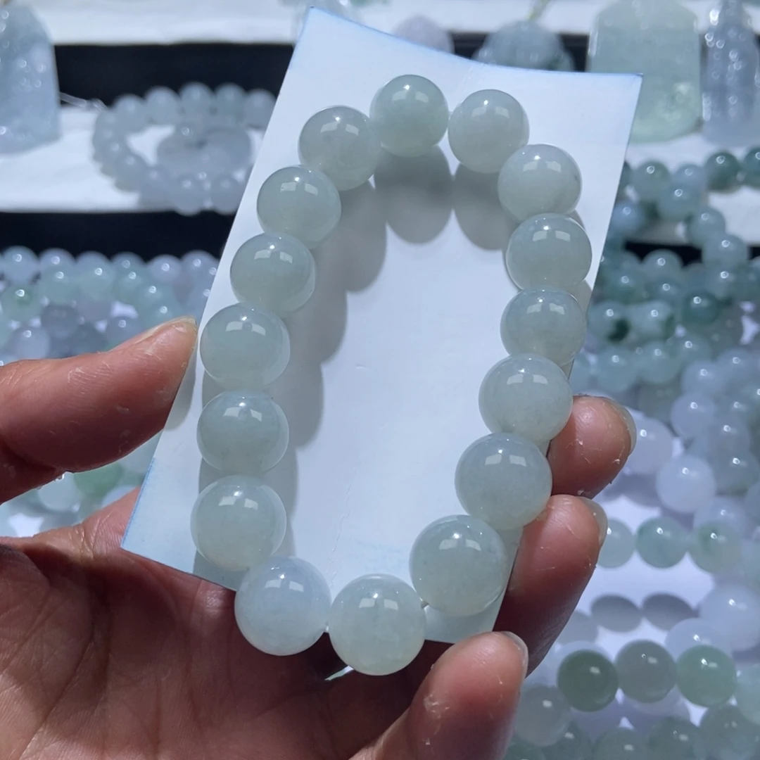 天***鱼定制翡翠未镶嵌卡13.5