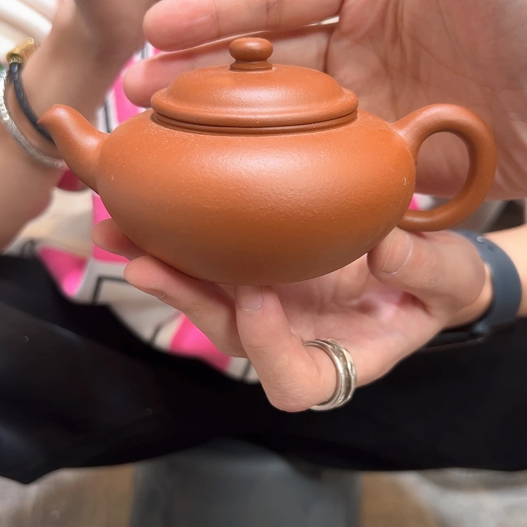 茶壶紫砂朱泥扁樱全品