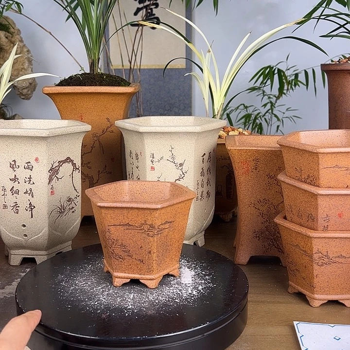 紫砂花盆苏兵老师紫砂花盆9.5-8.5