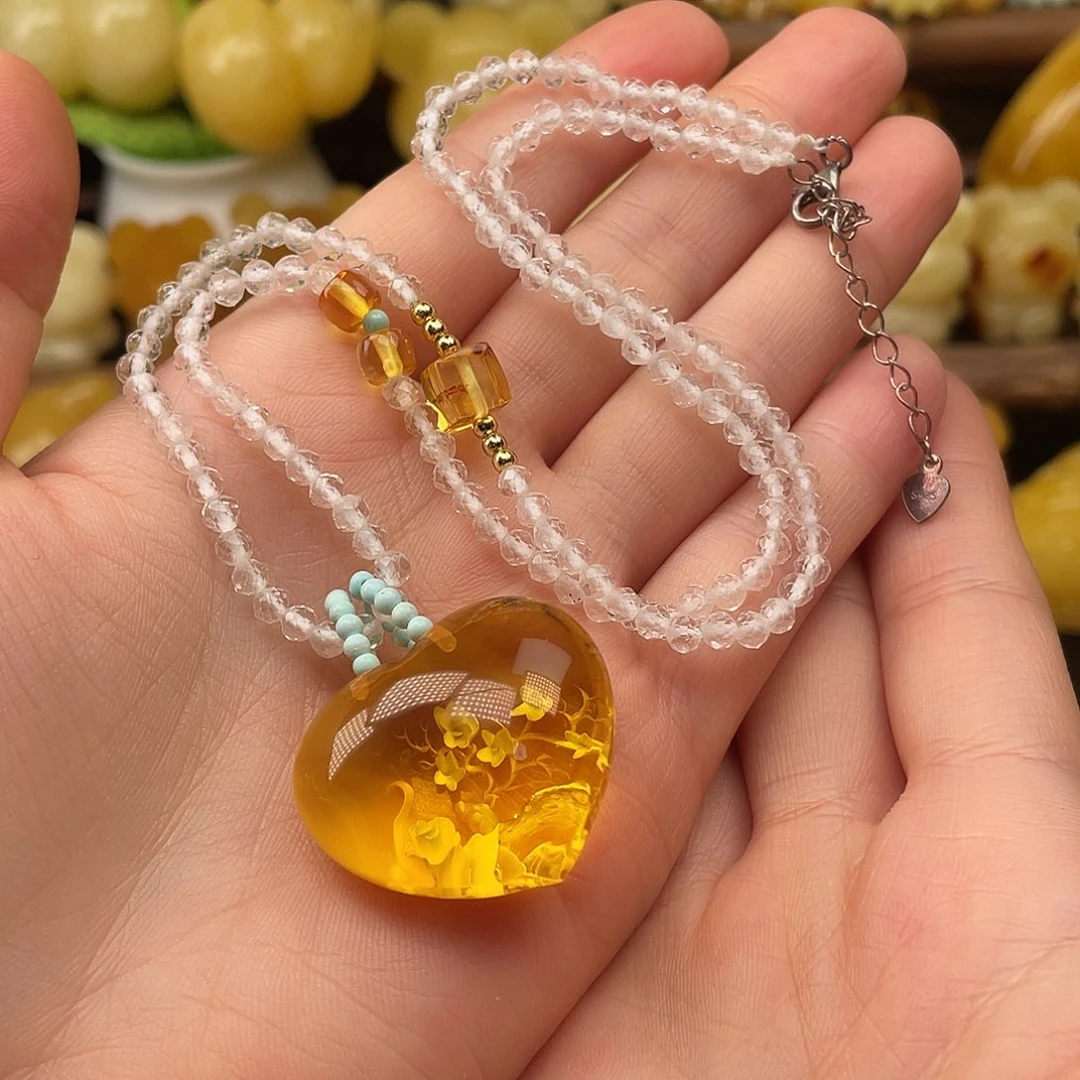 琥珀未镶嵌珠宝奇石