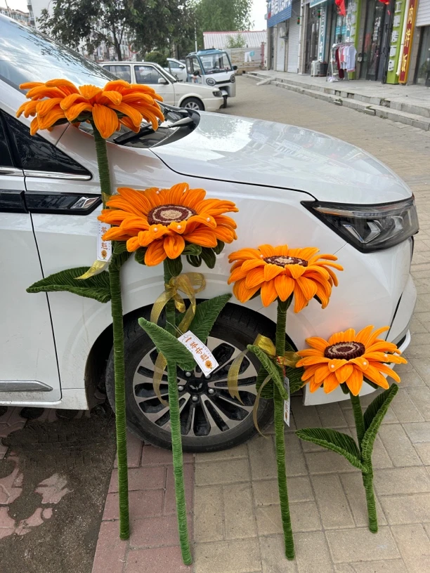 自己做材料包50厘米材料大号向日葵花束