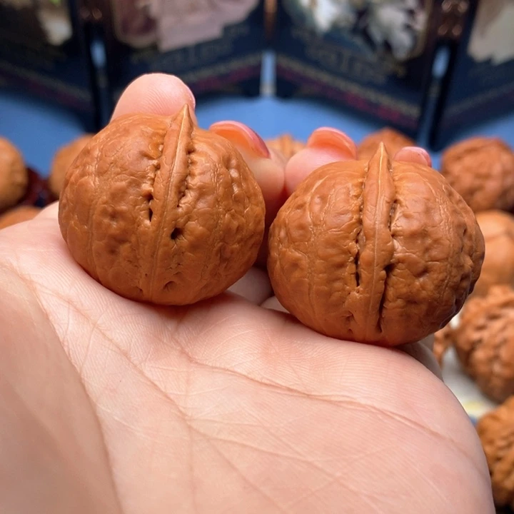 文玩核桃把件大肚石