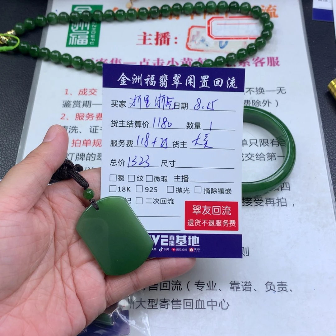 【闪购商品】和田玉未镶嵌颈饰浙**气