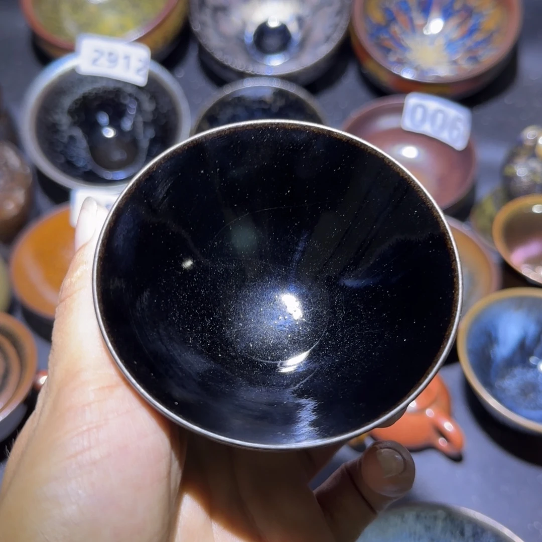 茶盏福建盏茶器斗笠薄胎