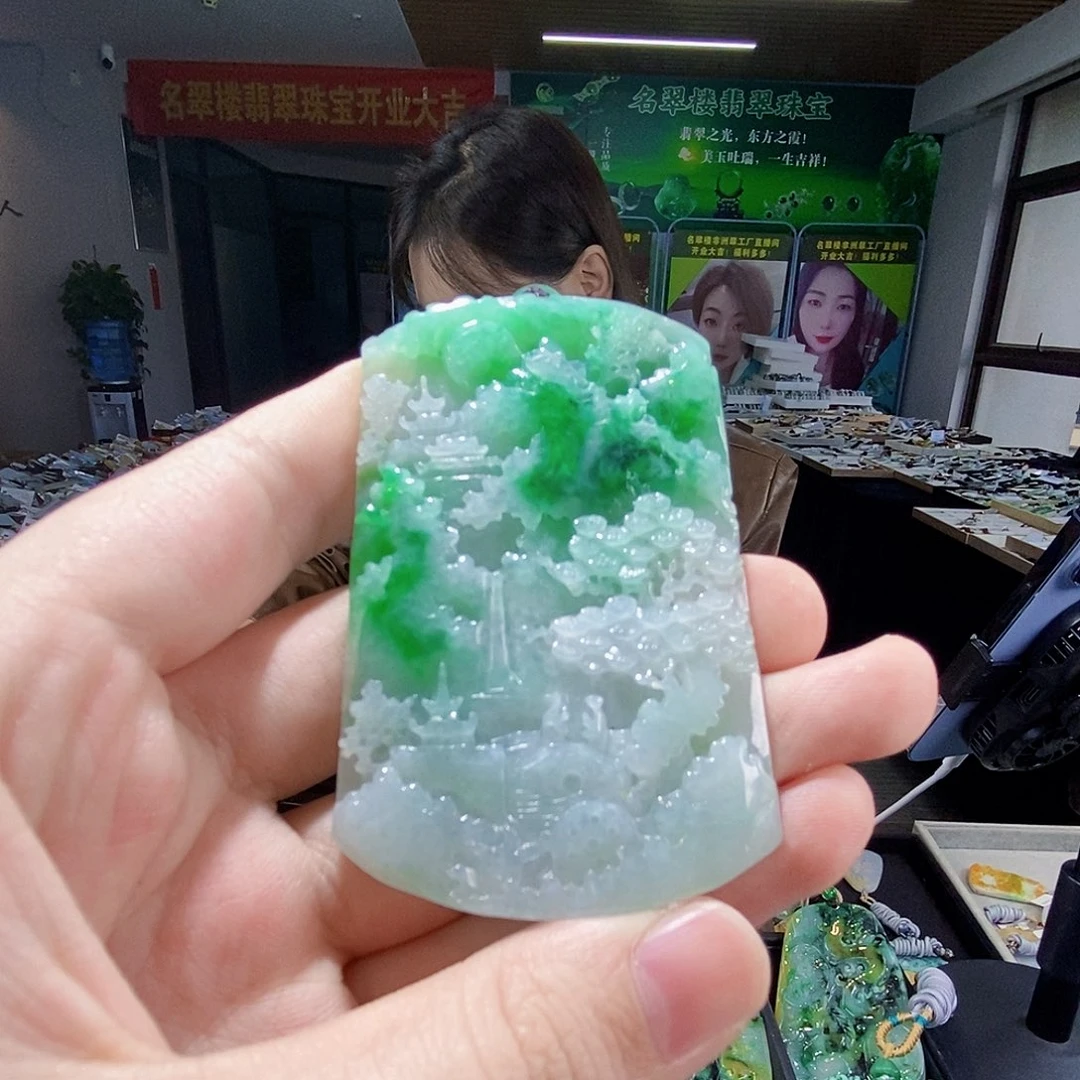 颈饰未镶嵌翡翠翡翠