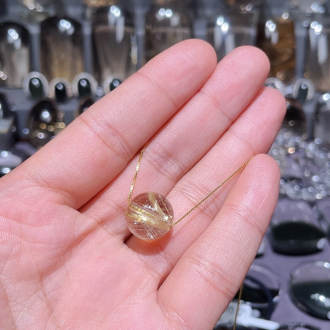 5***7银S925镶嵌颈饰水晶挂件