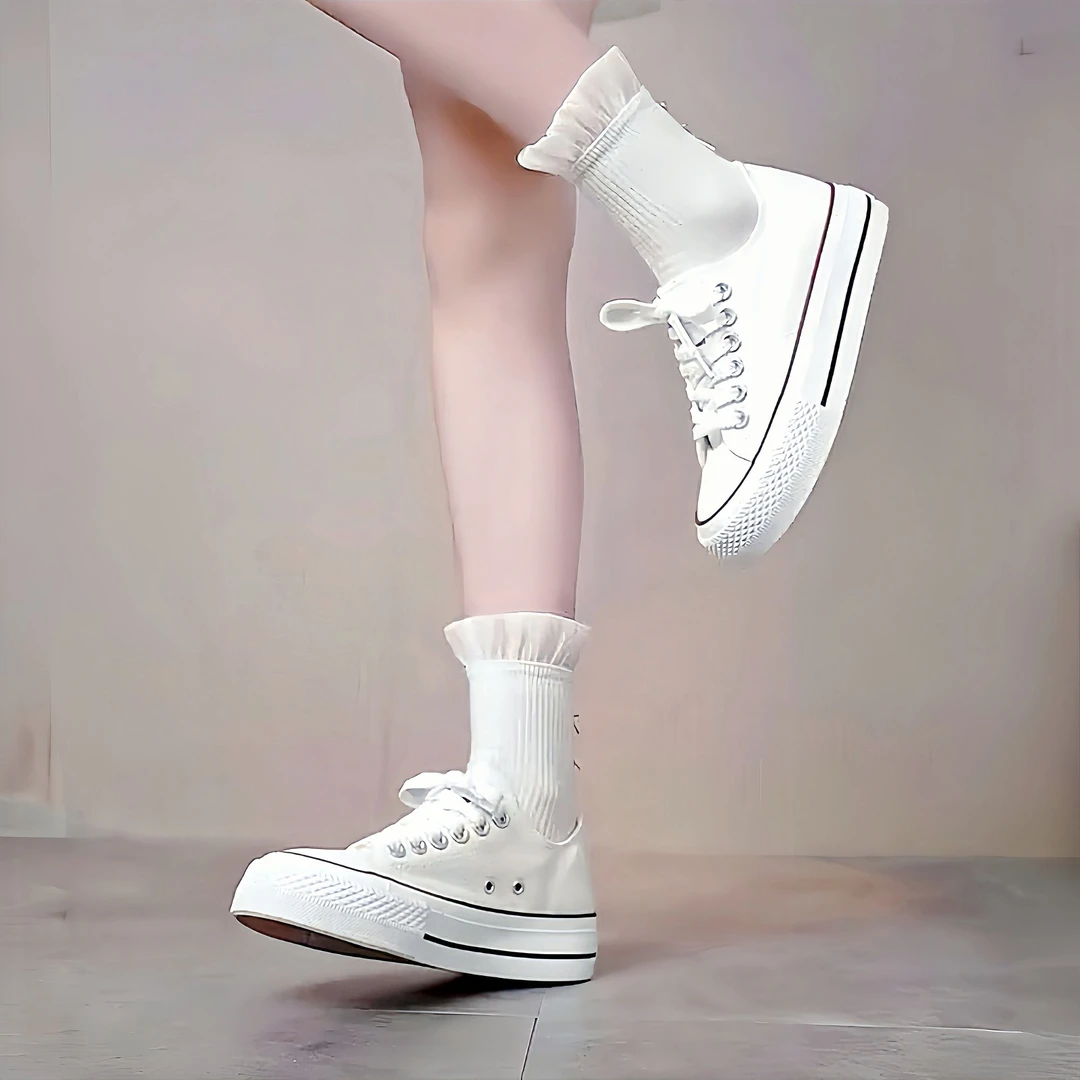 回力白色时尚帆布鞋女2025年新款百搭鞋子休闲低帮平底板鞋小白鞋