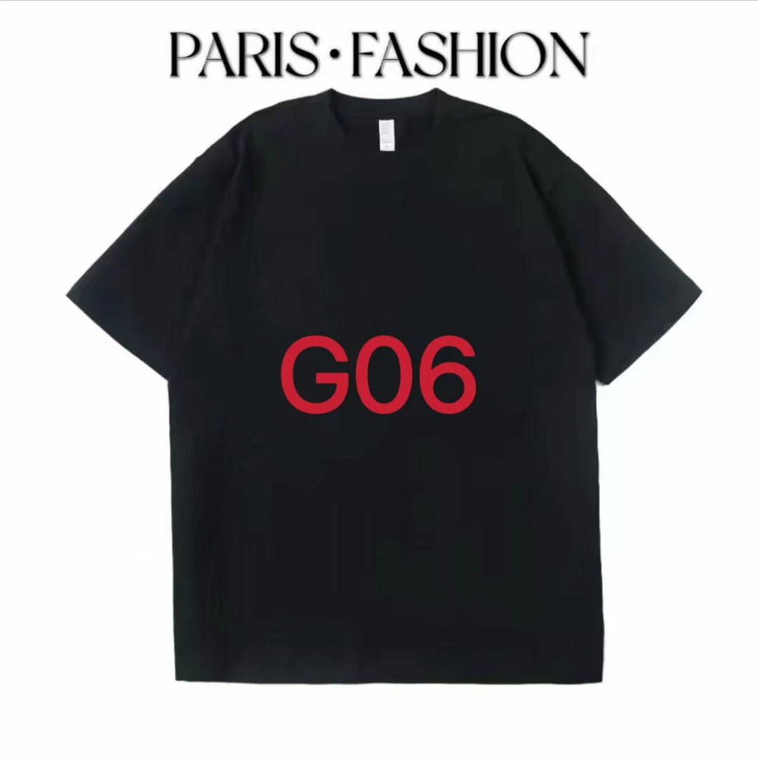 G06【泡泡四叶草】原单高定男女同款纯棉T恤3047