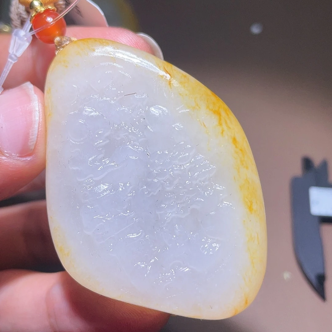 和田玉未镶嵌颈饰D2