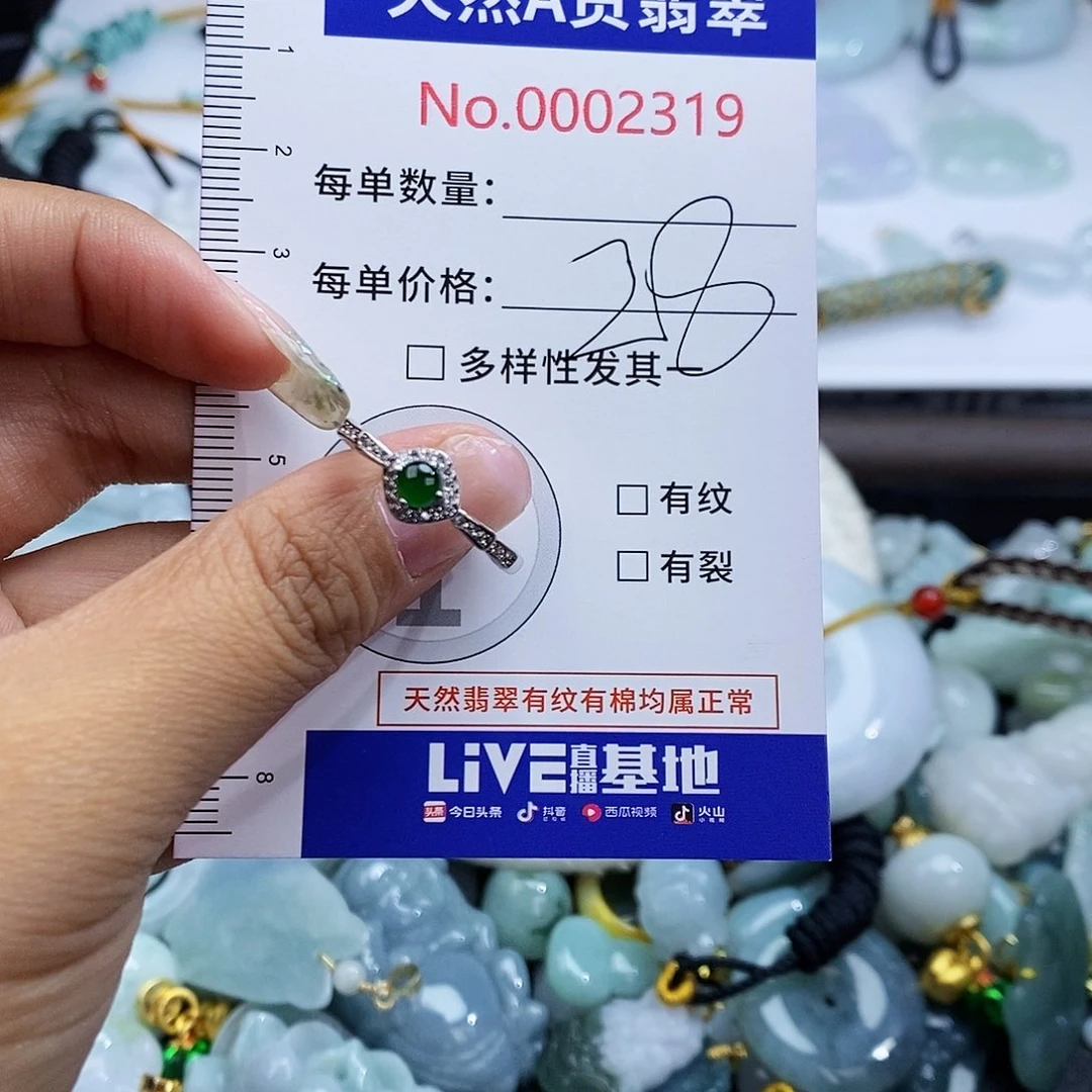 翡翠未镶嵌颈饰2319