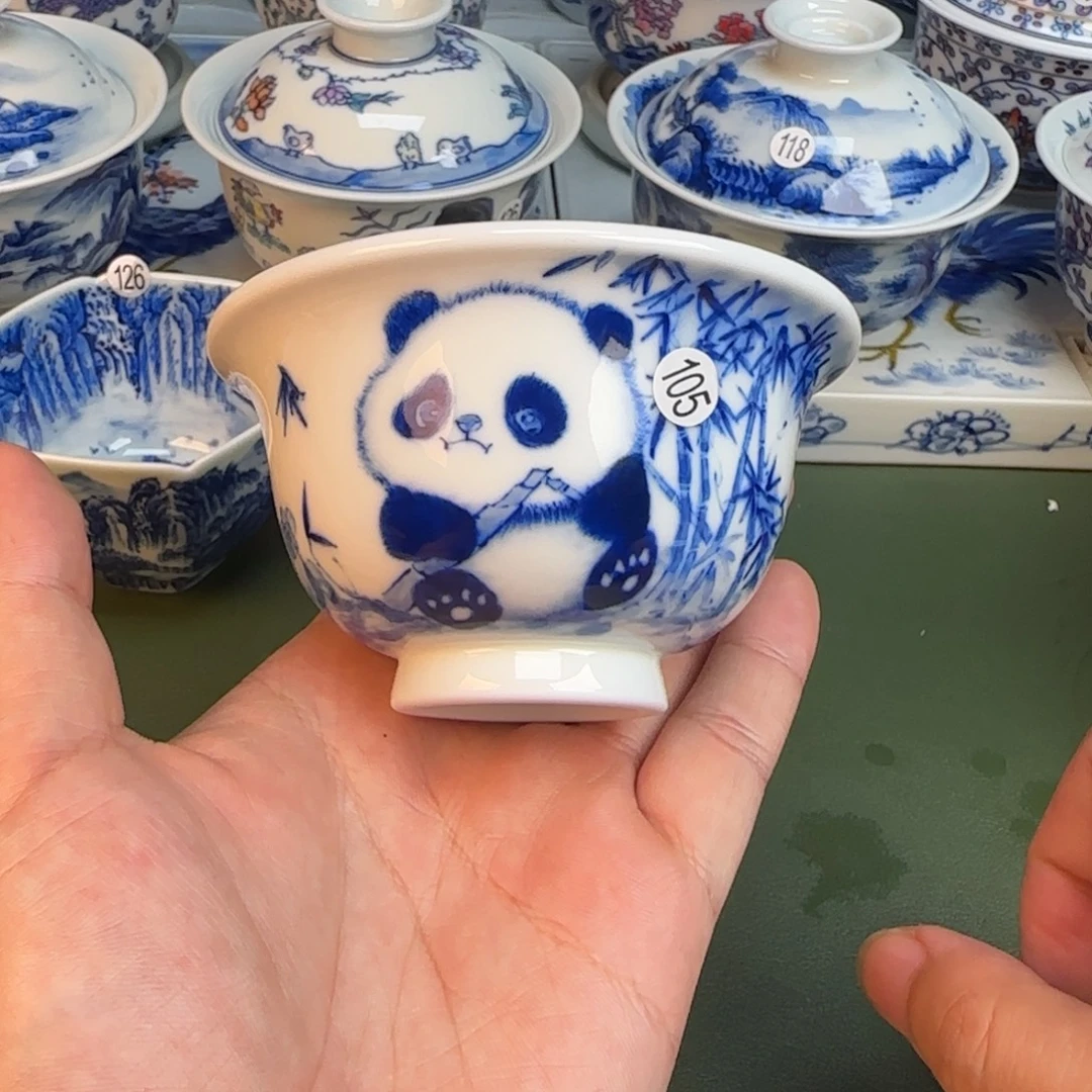 彦祖纯手工手绘茶具105