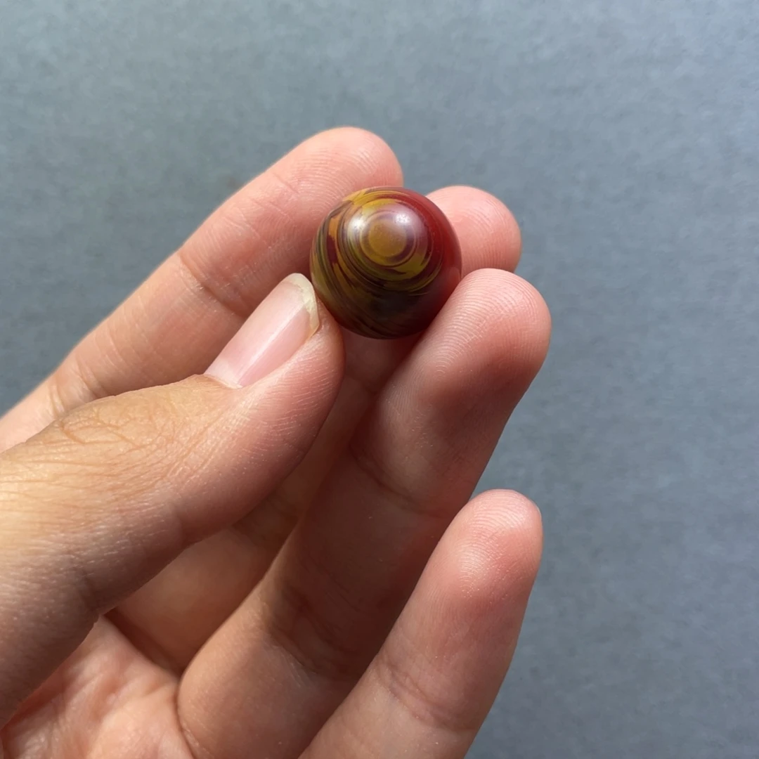 南红玛瑙未镶嵌配饰14.2mm