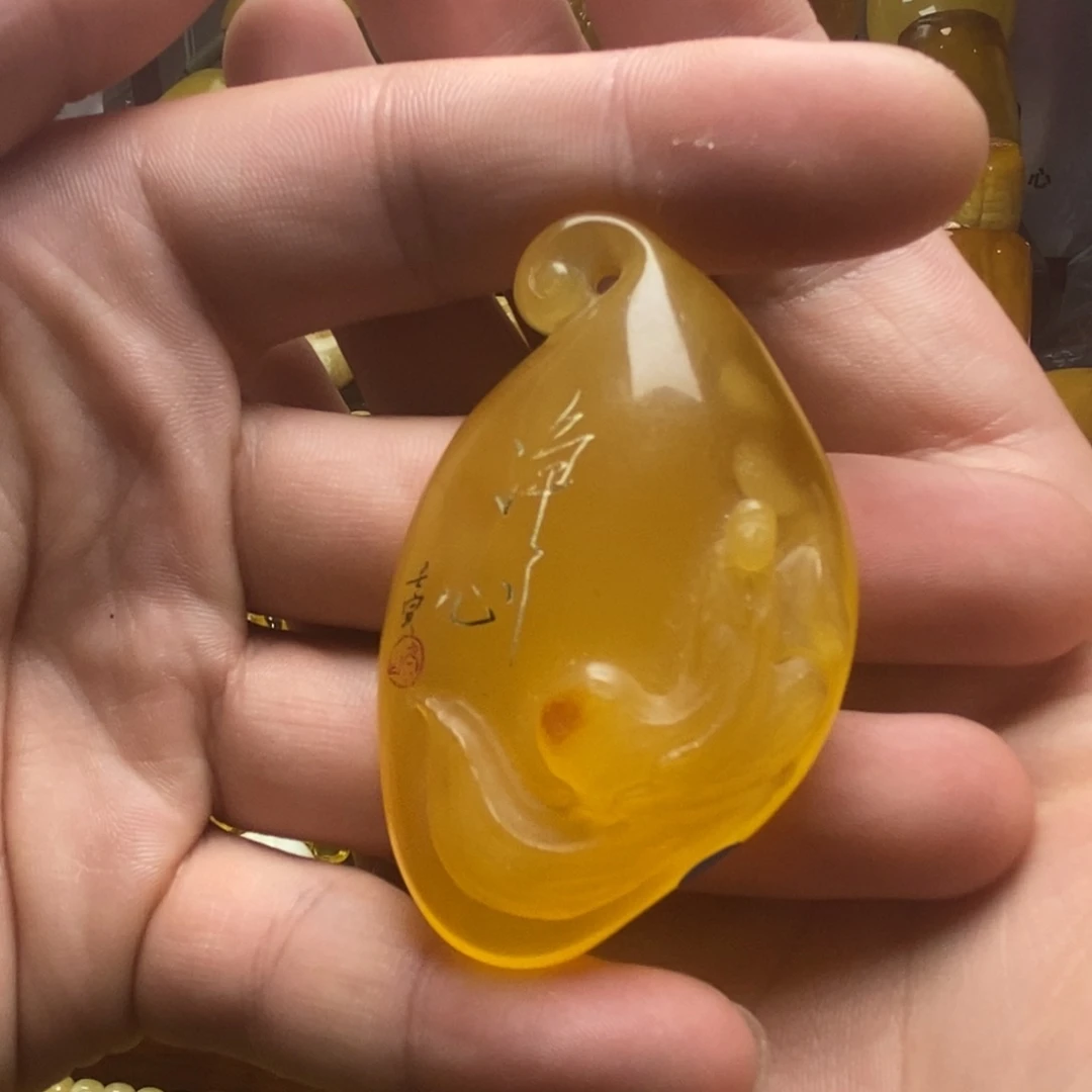 琥珀未镶嵌裸石蜜蜡