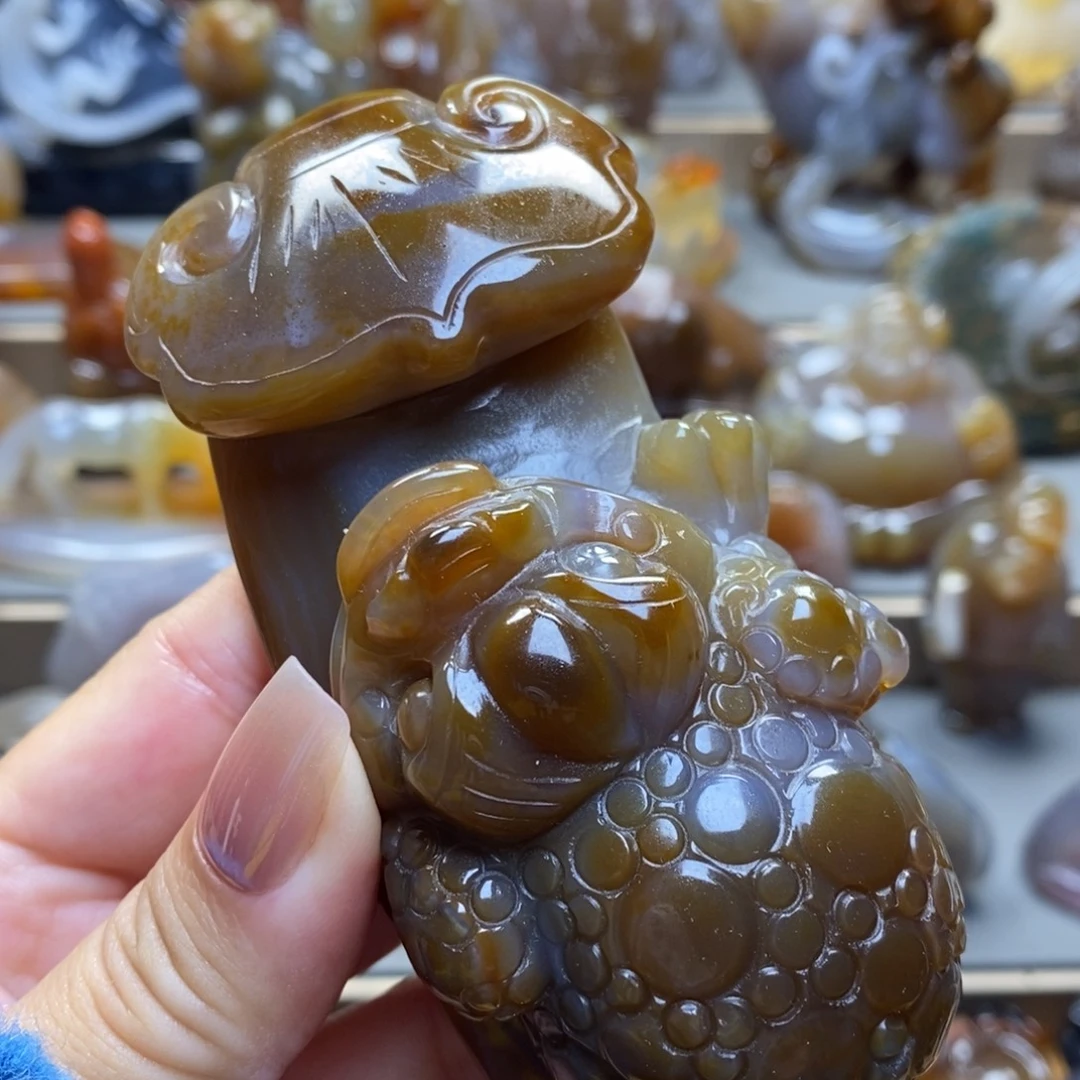 玛瑙/玉髓未镶嵌把件