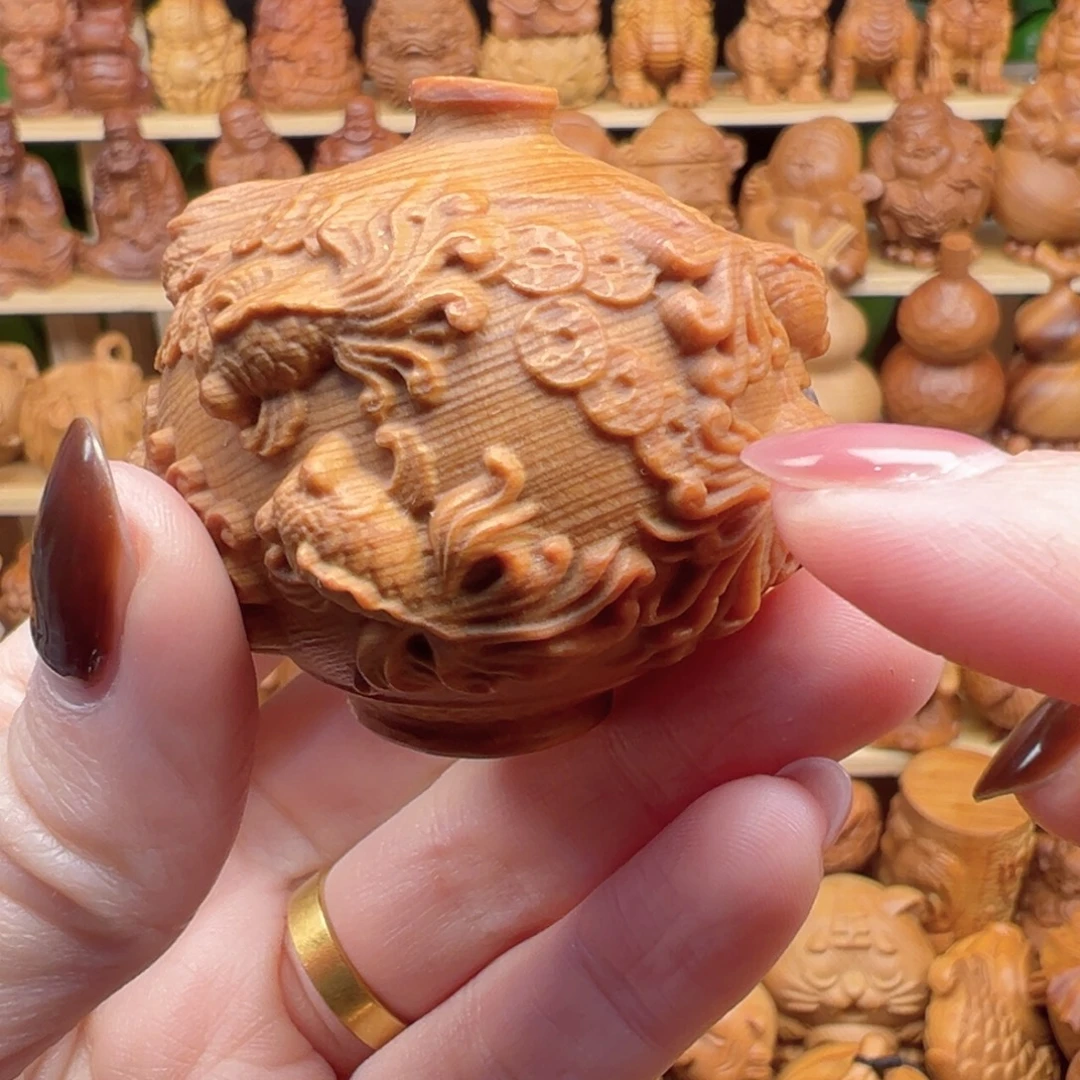 崖柏太行崖柏鱼手把件