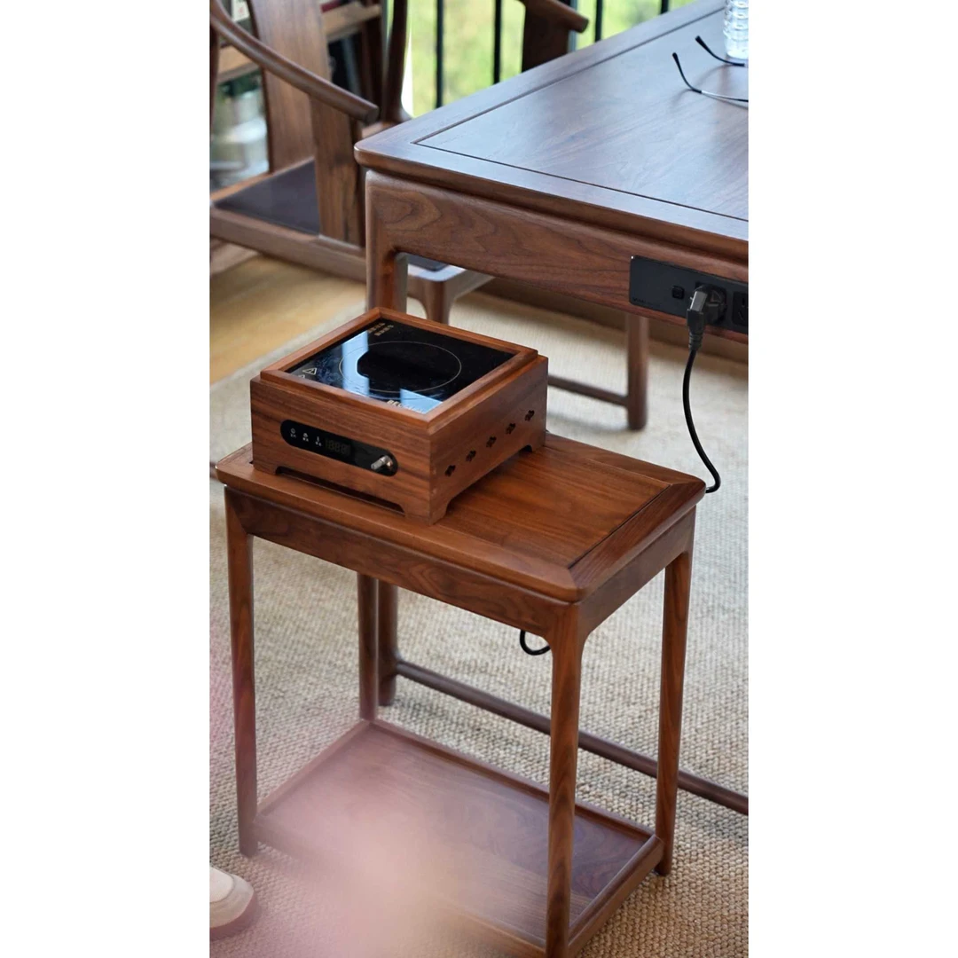 栖逸|方形实木电陶炉