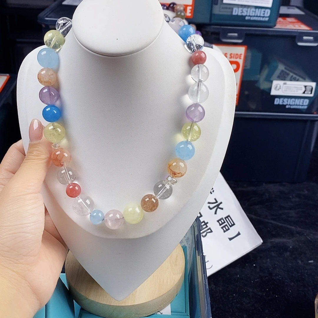 水晶手链银S925镶嵌