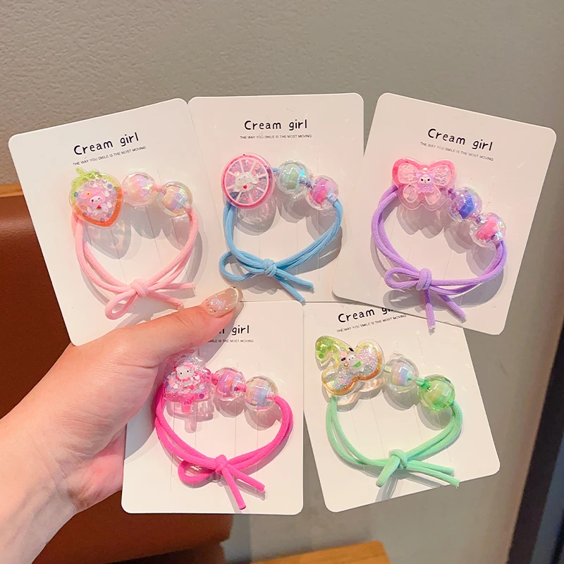 儿童库洛米皮筋不伤发女童高颜值发绳扎头发女孩扎辫子发圈高弹力