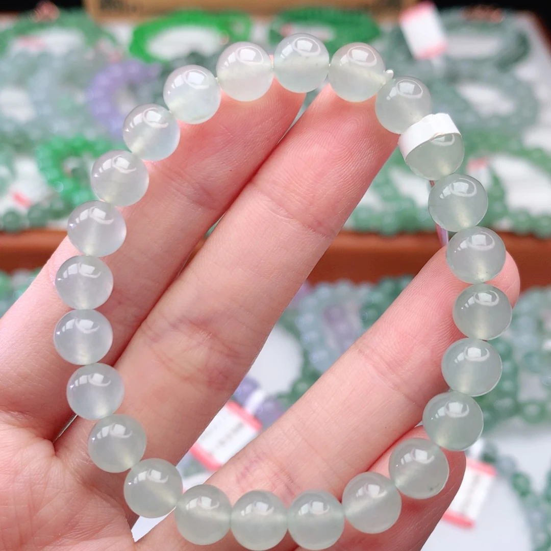 翡翠手链未镶嵌翡翠7.5mm