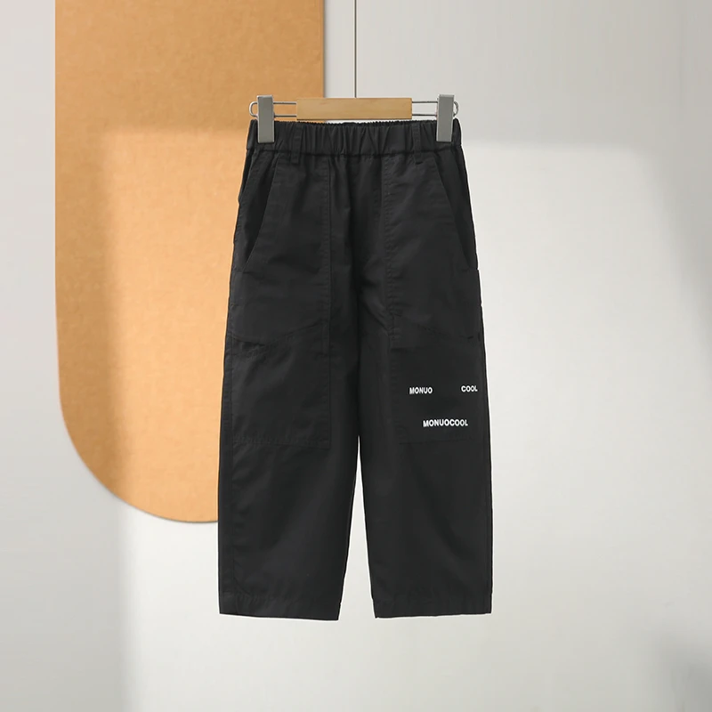 【800+童装摩系列】韩系纯棉时尚百搭裤子2025秋专柜折扣