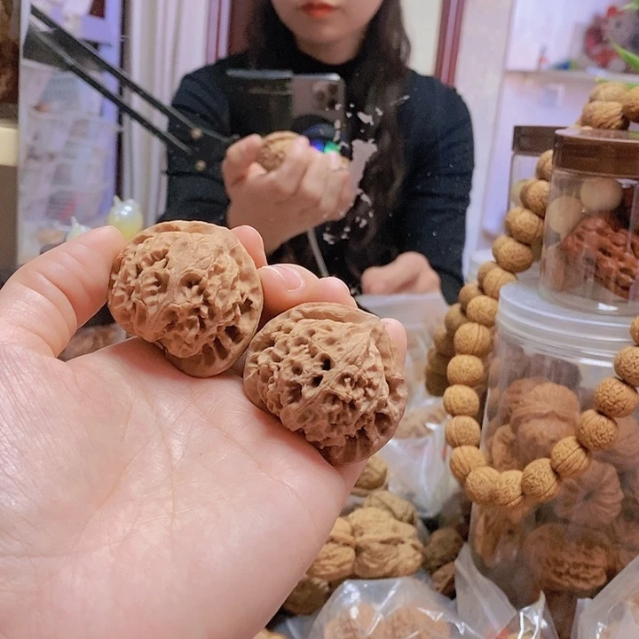 【闪购商品】文玩核桃把件用****543.5宫灯浅