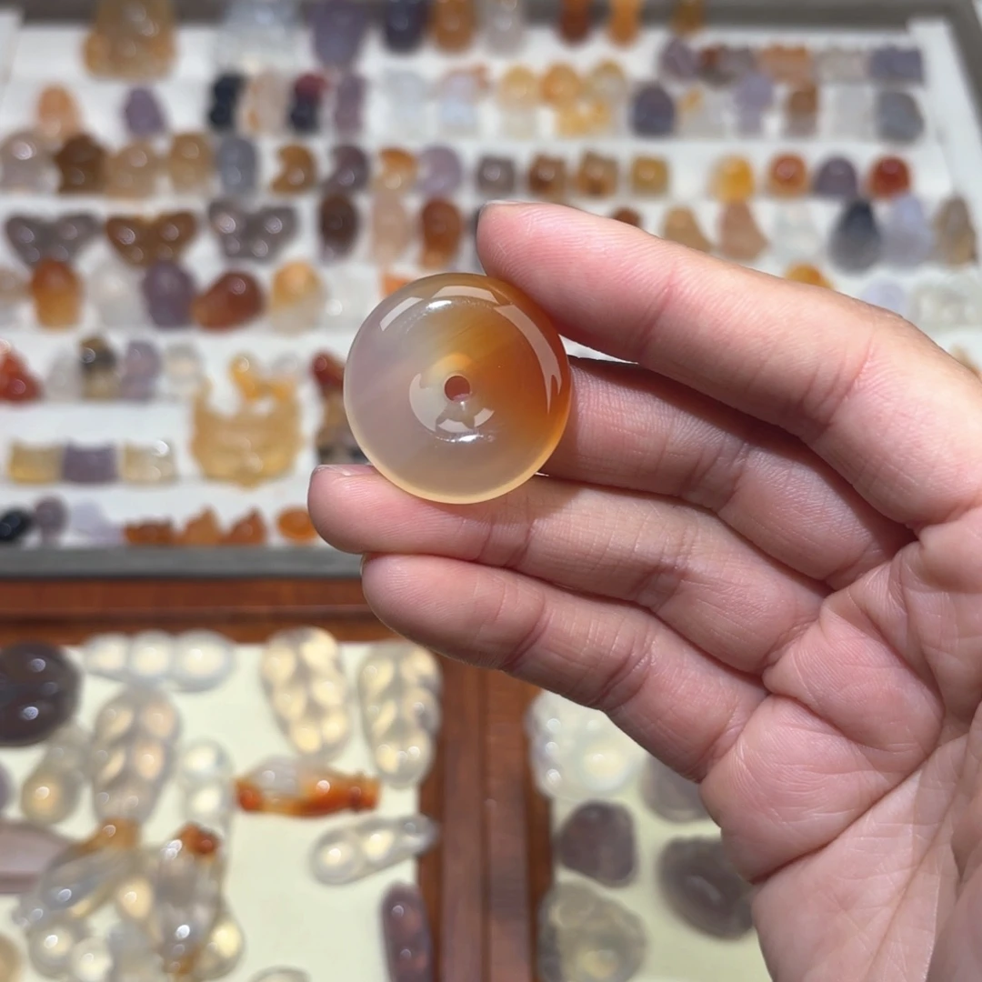 玛瑙/玉髓颈饰未镶嵌橙*熙