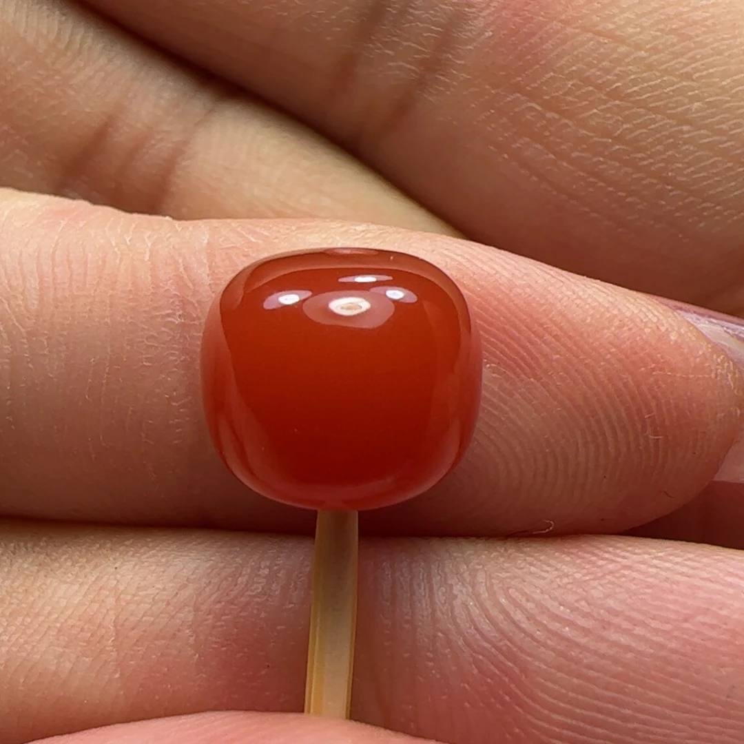 南红玛瑙珠子未镶嵌感*