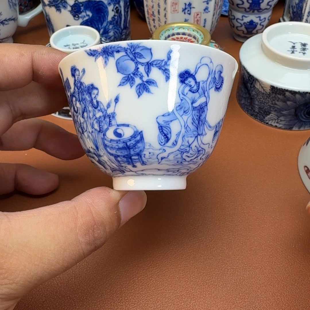 赣***店杯子景德镇全手工手绘陶瓷