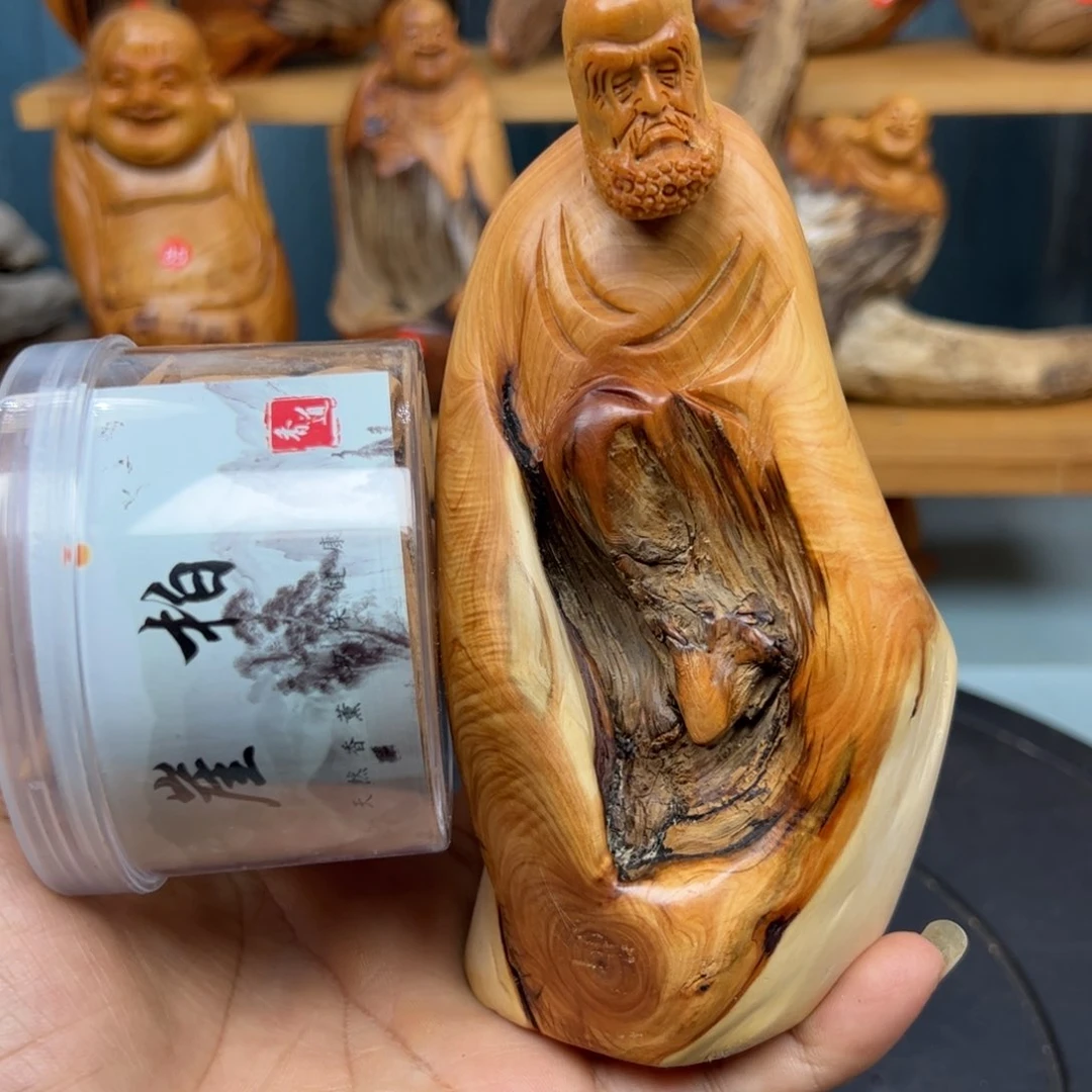 木孙****4崖柏木摆件手把件