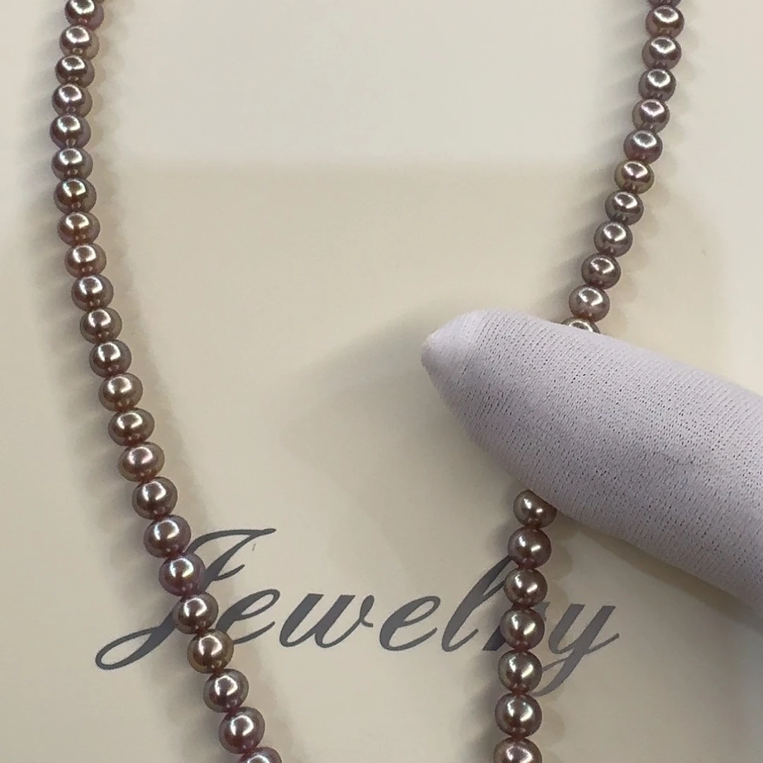 淡水珍珠项链银S925镶嵌饺**手