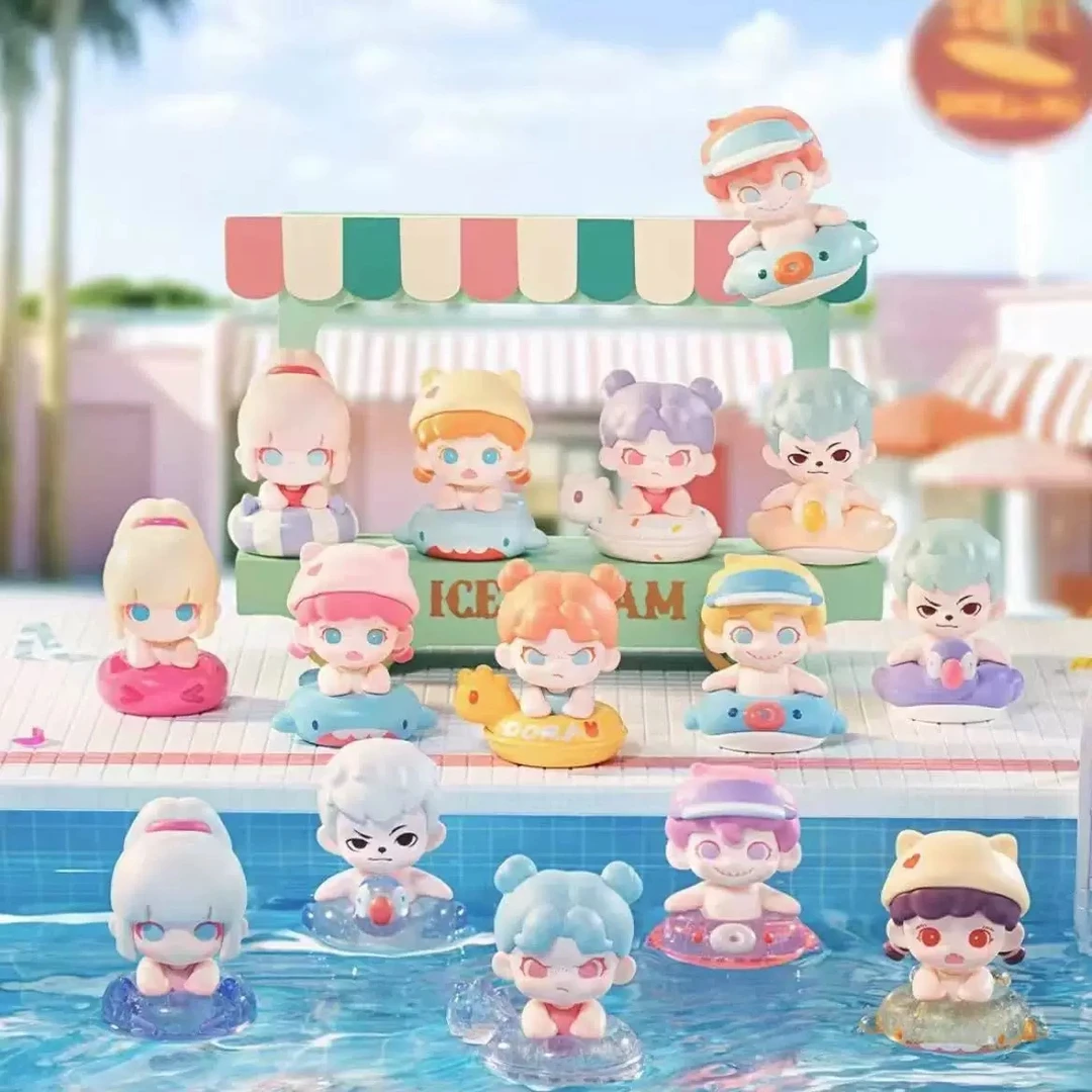 【萌萌潮玩】泳池派对萌粒系列盲盒手办