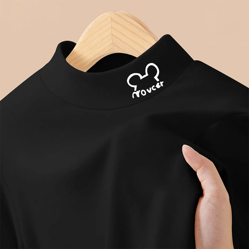 2025秋冬季新款儿童双面德绒打底衫保暖长袖T恤洋气百搭潮流