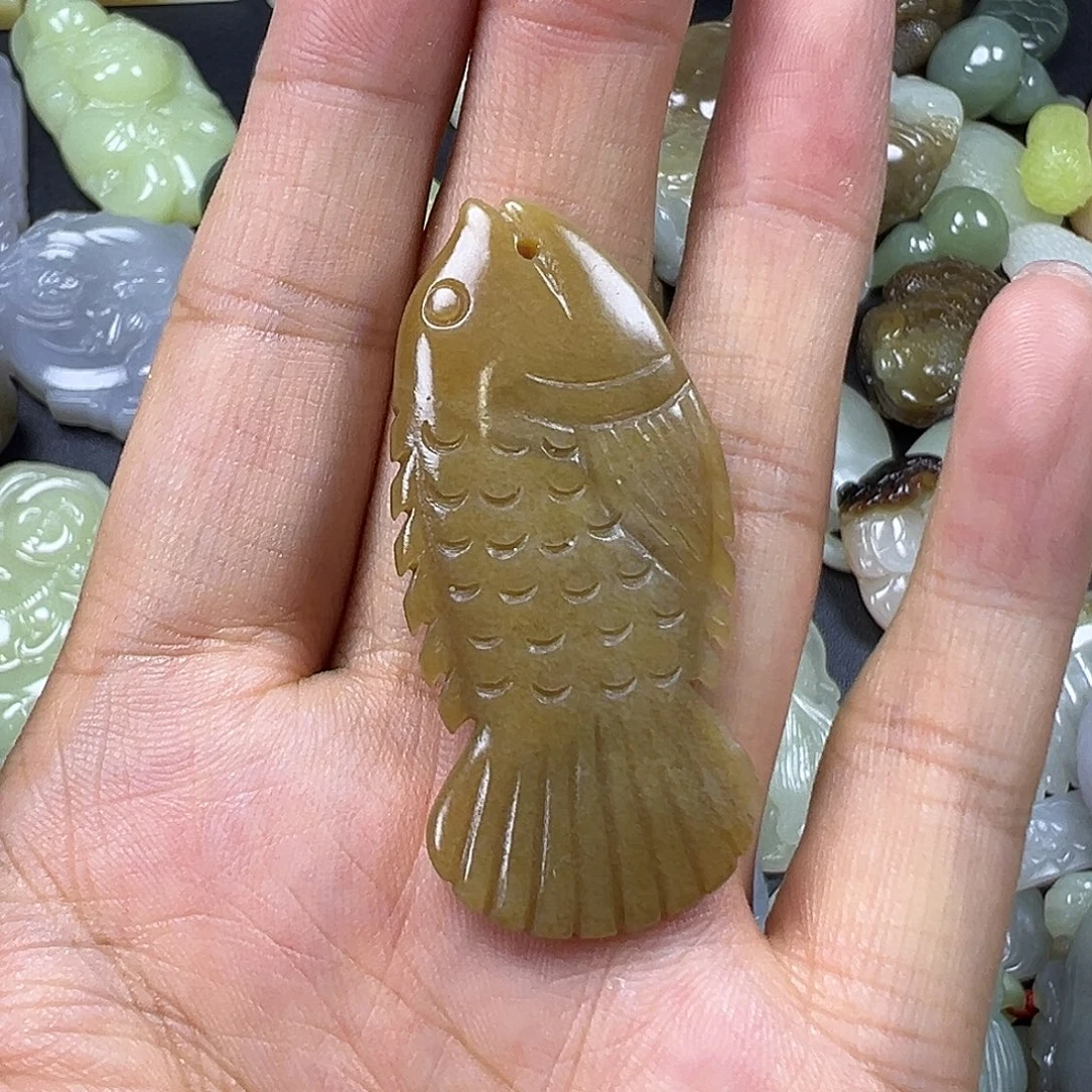 和田玉未镶嵌吊坠(不含链)