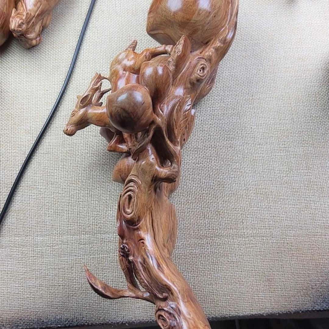 【闪购商品】黄花梨/降香黄檀其他呱****.福禄寿