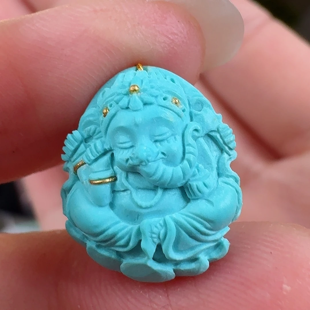 绿松石珠宝奇石未镶嵌