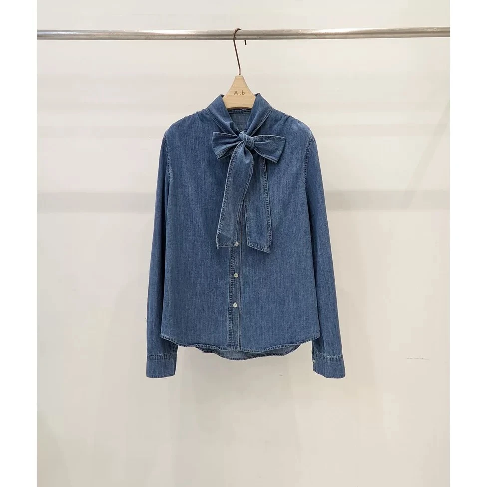 卡卡家早春牛仔衬衫