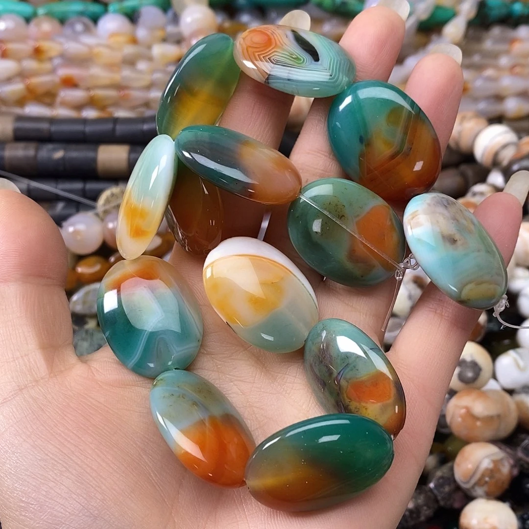 玛瑙/玉髓未镶嵌珠宝半成品玛瑙一条