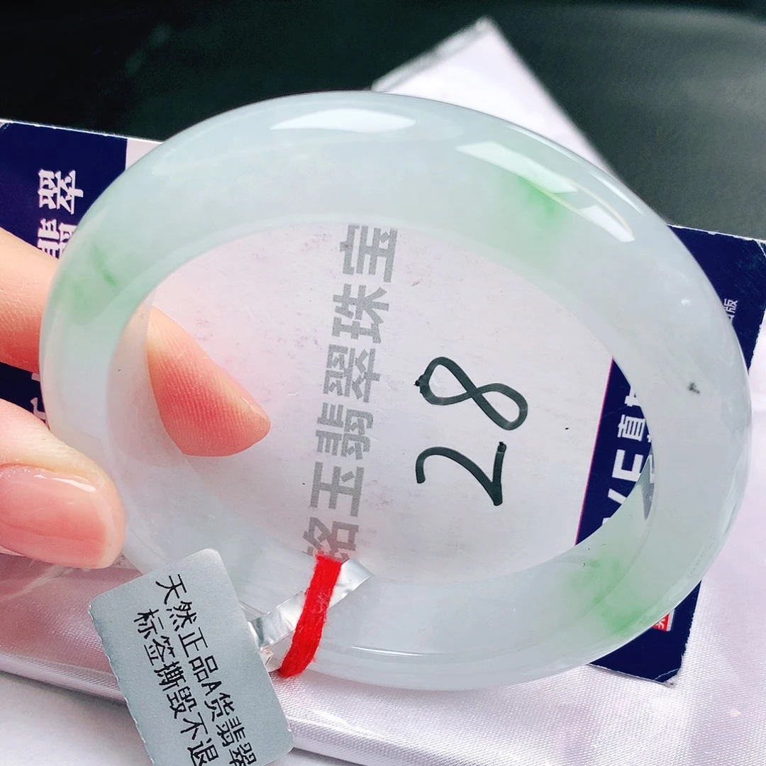 翡翠未镶嵌手镯缅甸天然a货翡翠手镯