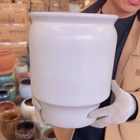 紫砂花盆高31口24—————