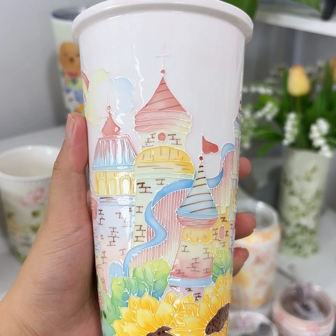 手绘创意高温釉下彩陶瓷
