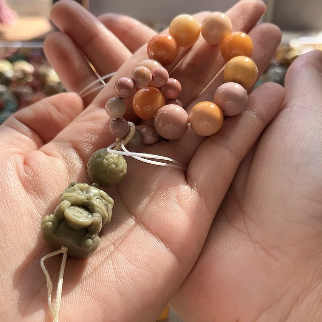 石英质玉定制手捻未镶嵌时*✨