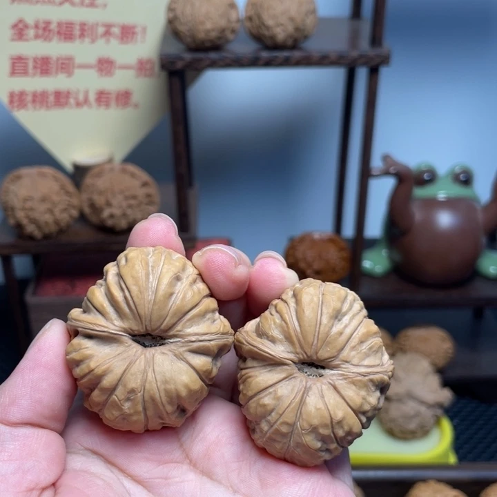 文玩核桃把件南瓜38闪27