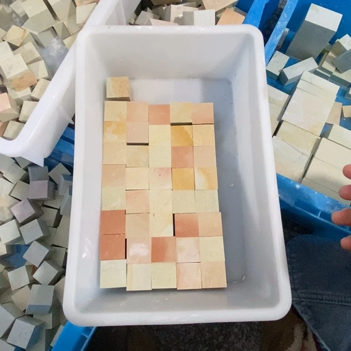 印度石懿***斋新矿印石2.5的立方体41方