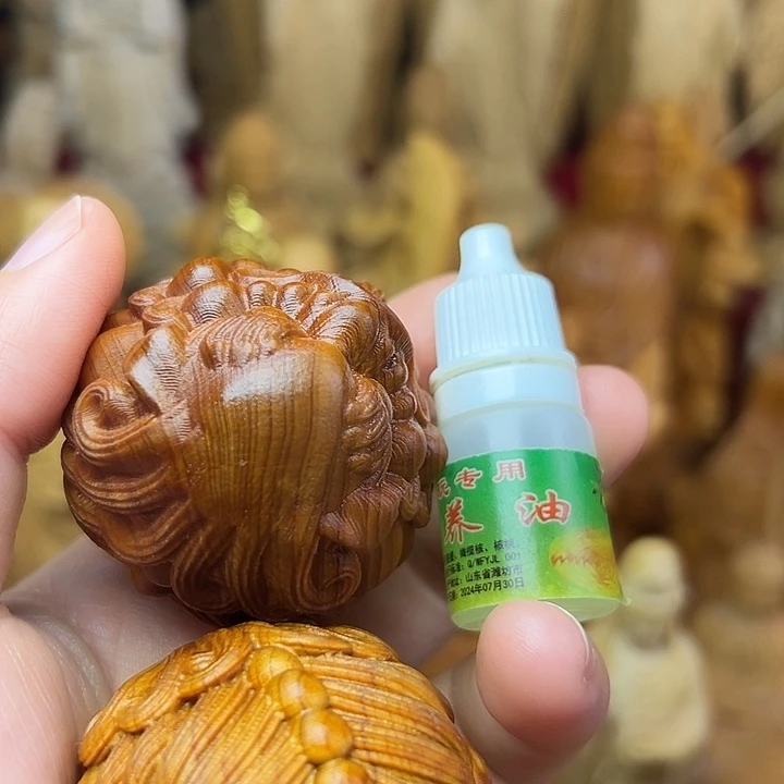 柏木（崖柏）貔貅手球