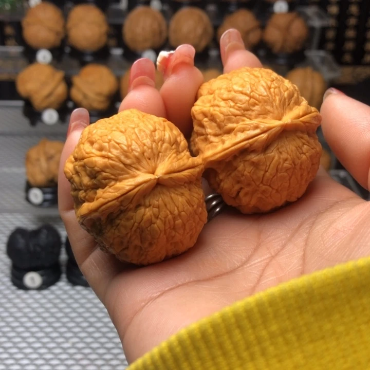 橄榄核吊坠23金丝绣球