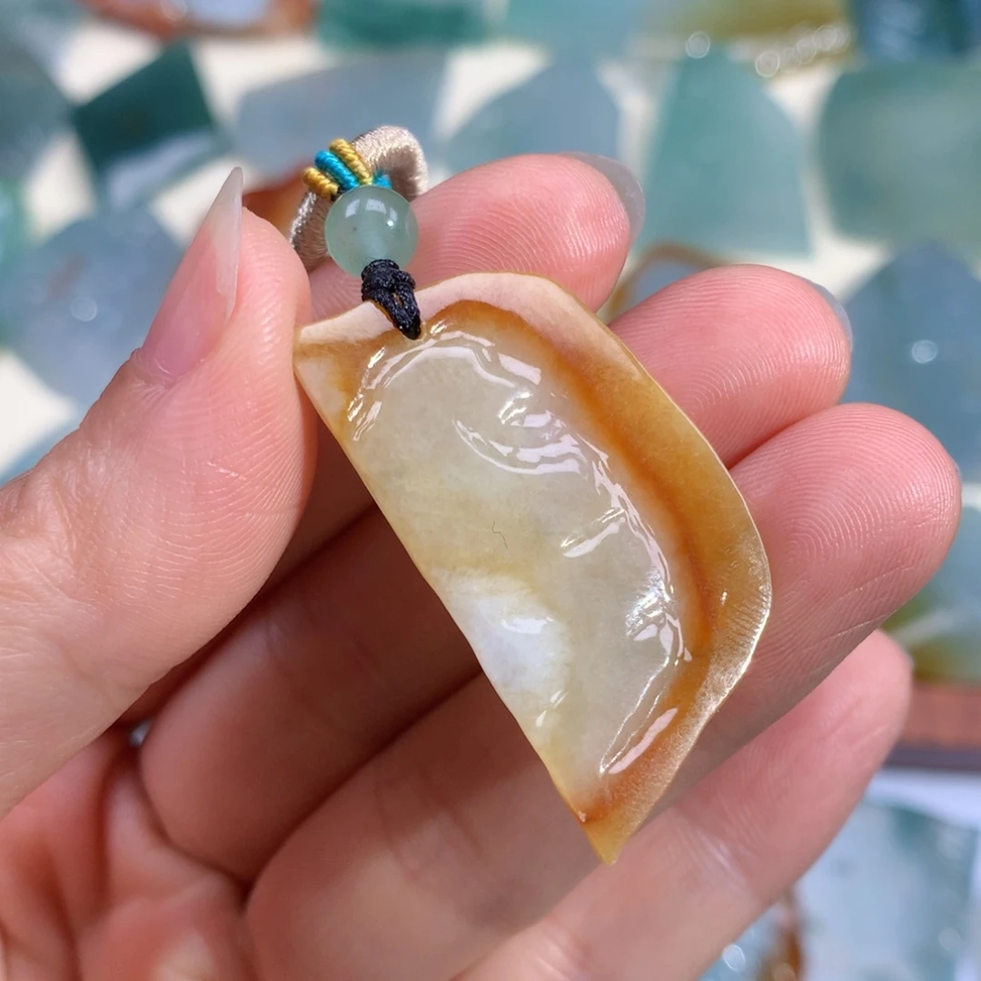 翡翠未镶嵌颈饰天然缅甸翡翠包邮