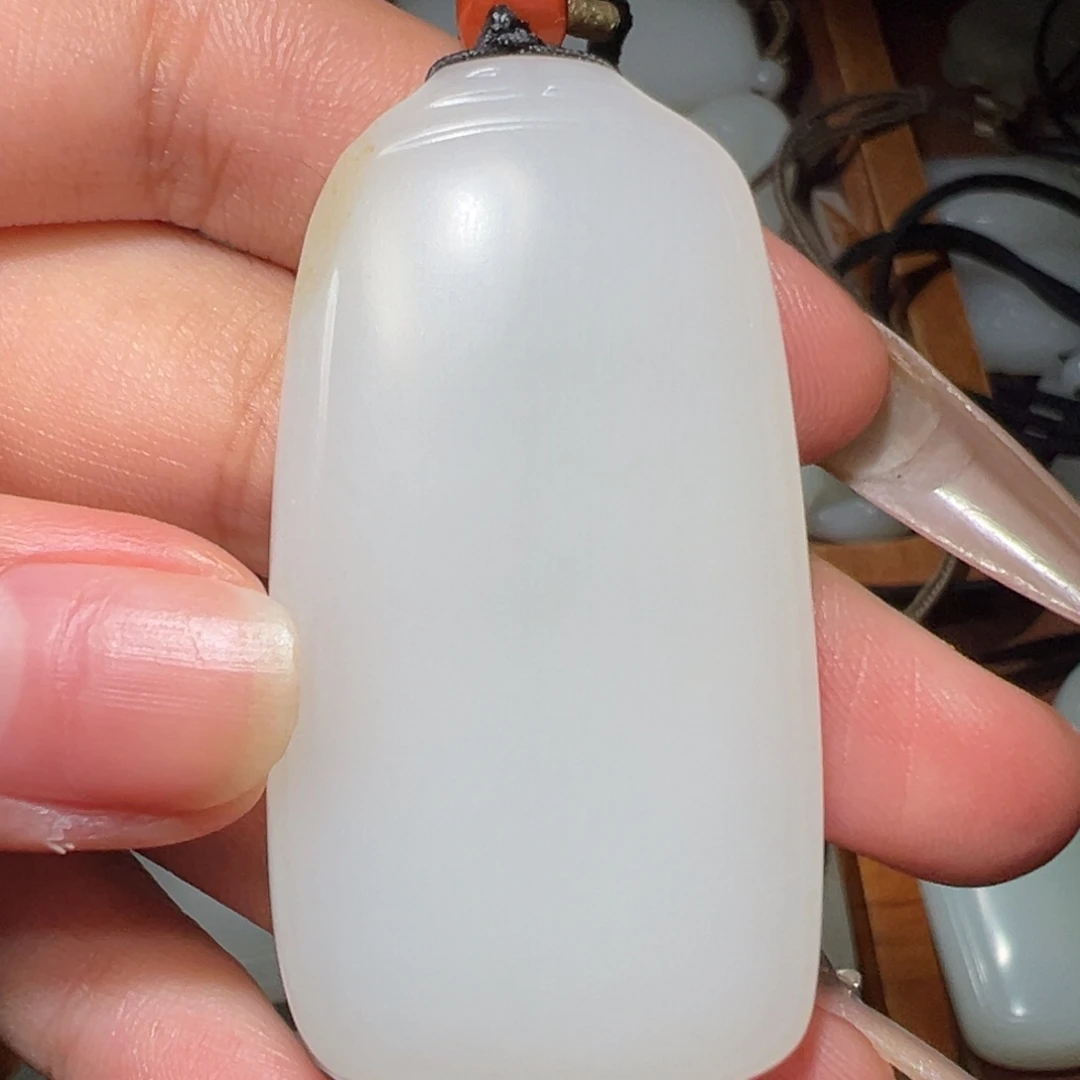 我***啊和田玉未镶嵌挂件