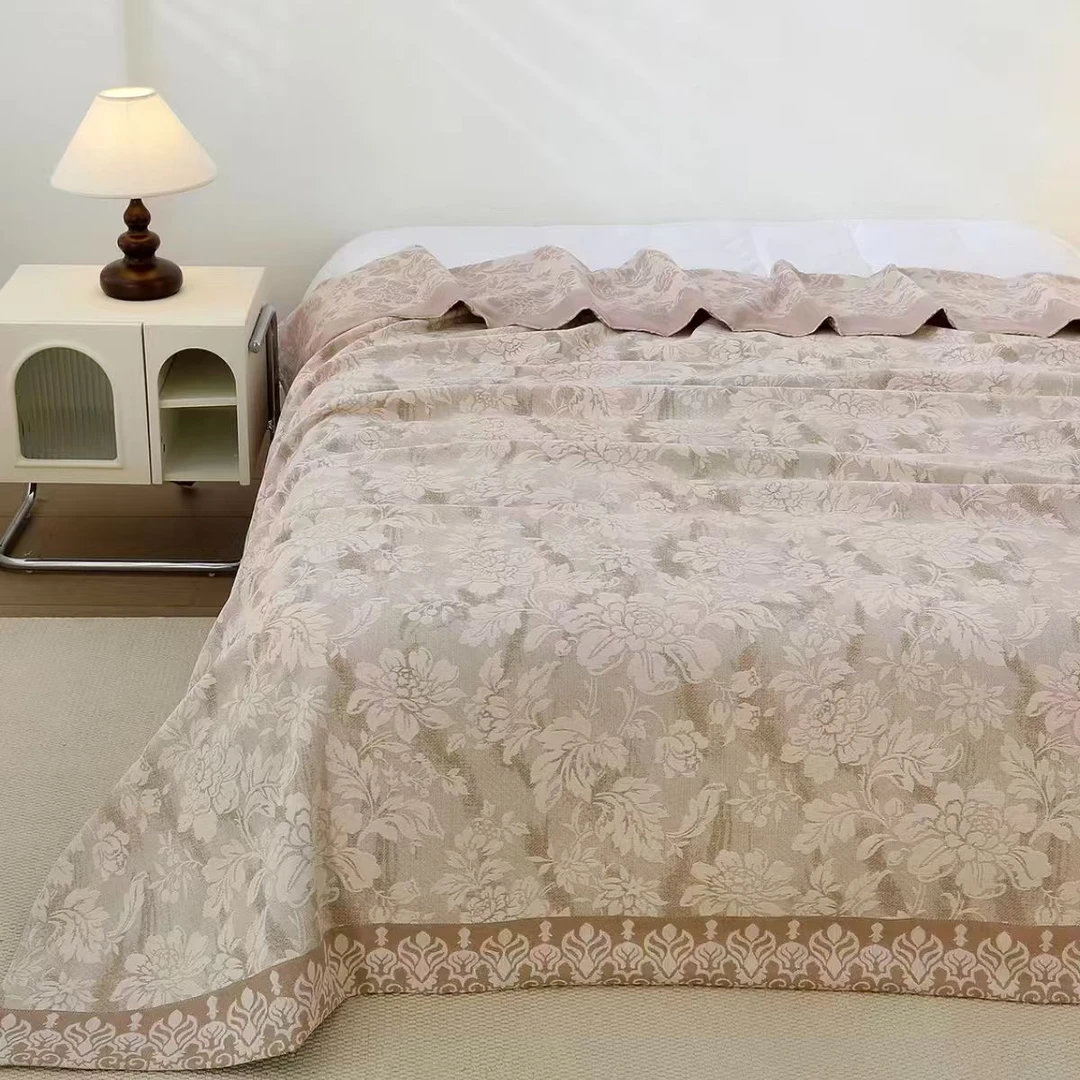 【原装正品 沃尔福特】法式糯感羊绒加厚舒眠毯230cm*250岁月如歌