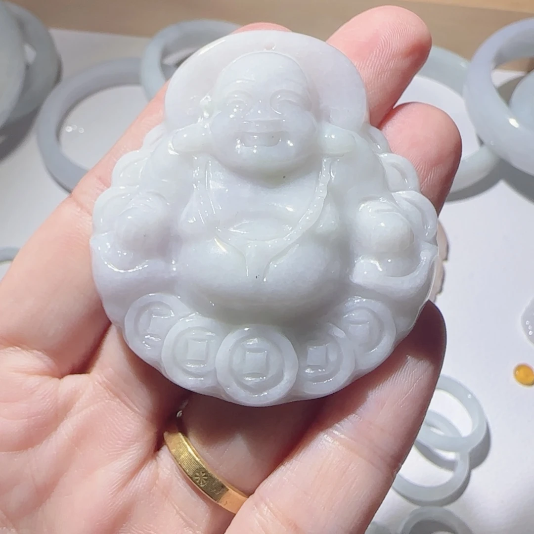 翡翠未镶嵌颈饰纯天然缅甸a货翡翠